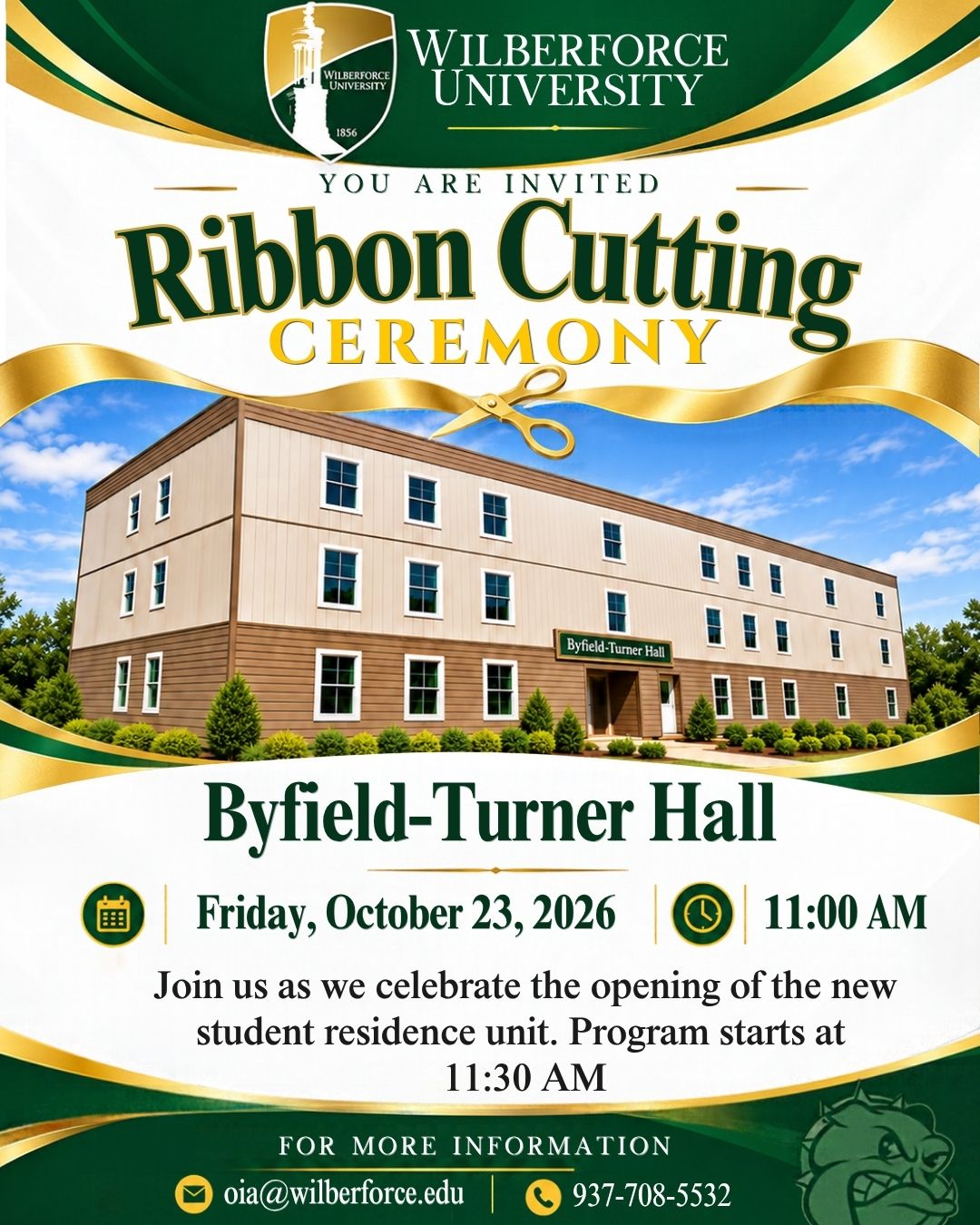 Byfield-Turner Hall: A New Residence Hall Honoring Two Extraordinary Legacies